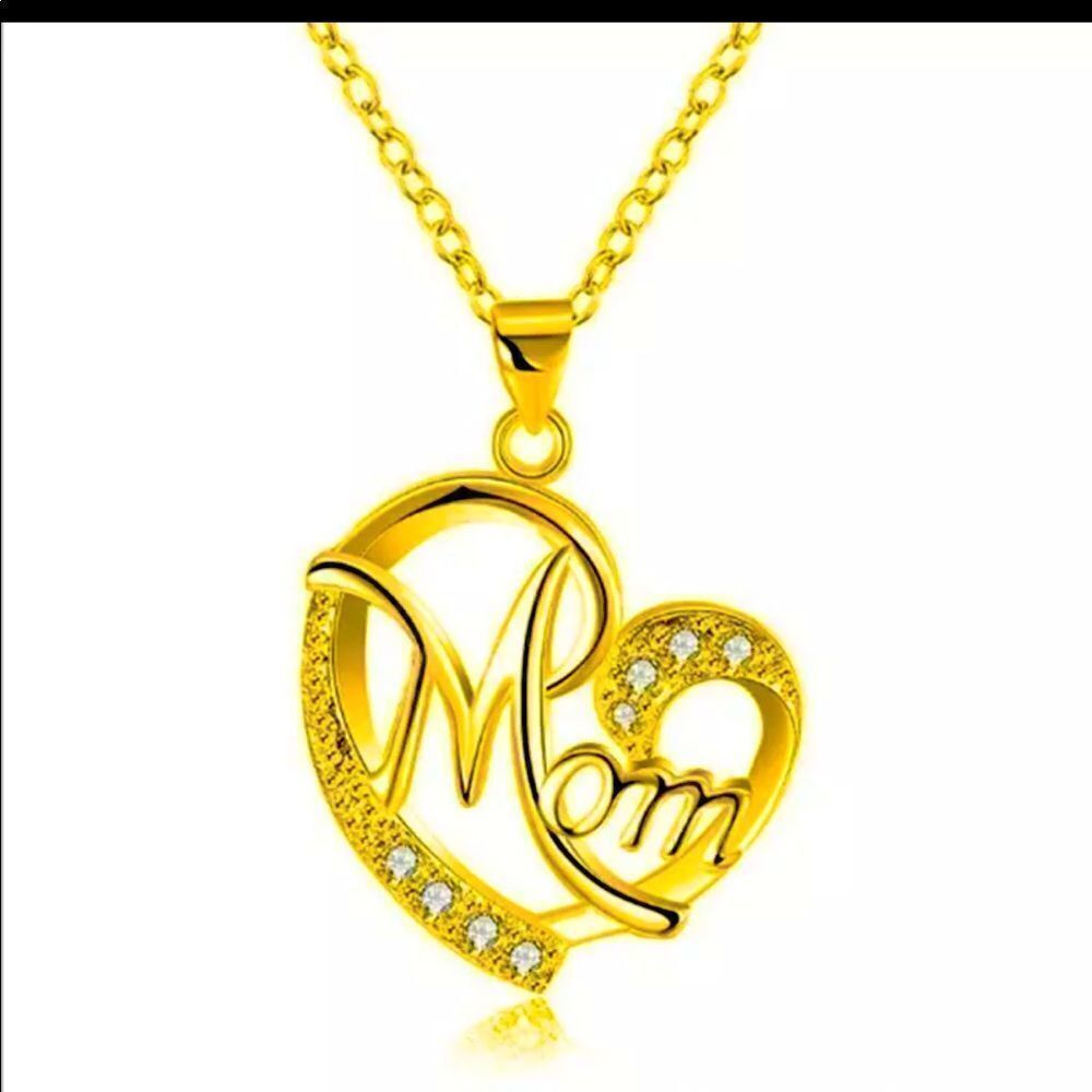 ❣️Gold Mom Crystal Heart
Pendant Fashion Necklace